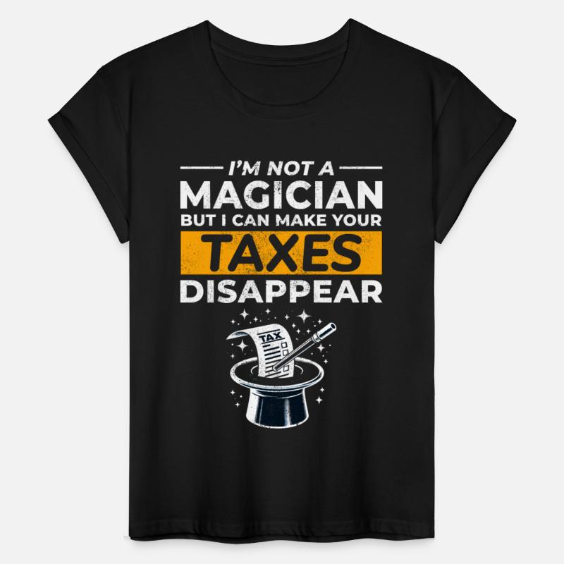Accountant Magician Making Taxes Disappear Funny