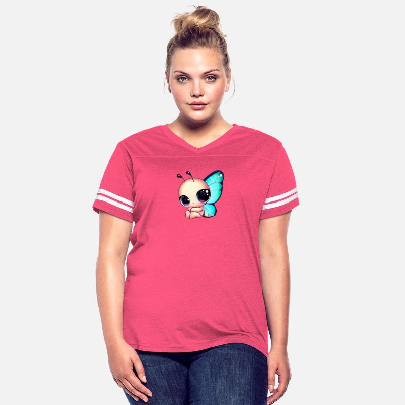 Adorable Butterfly Baby Illustration