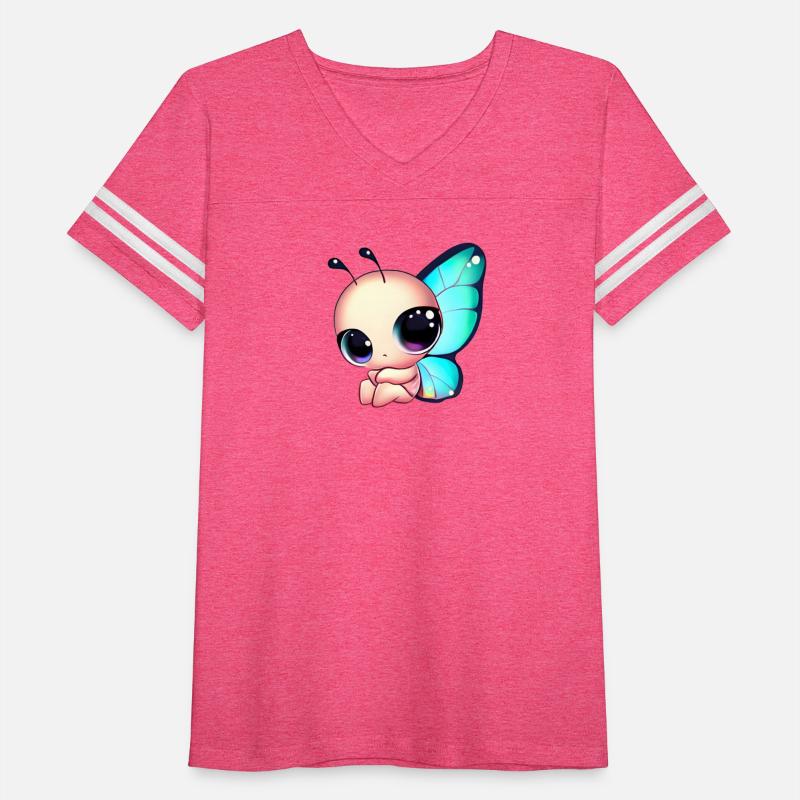 Adorable Butterfly Baby Illustration