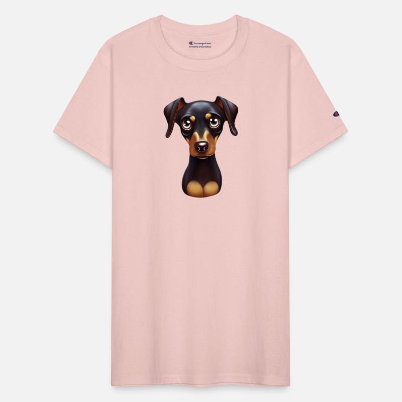 Adorable Doberman Pinscher Portrait