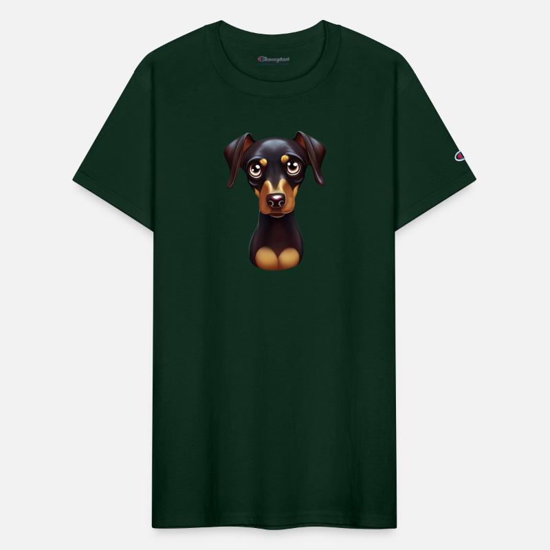 Adorable Doberman Pinscher Portrait