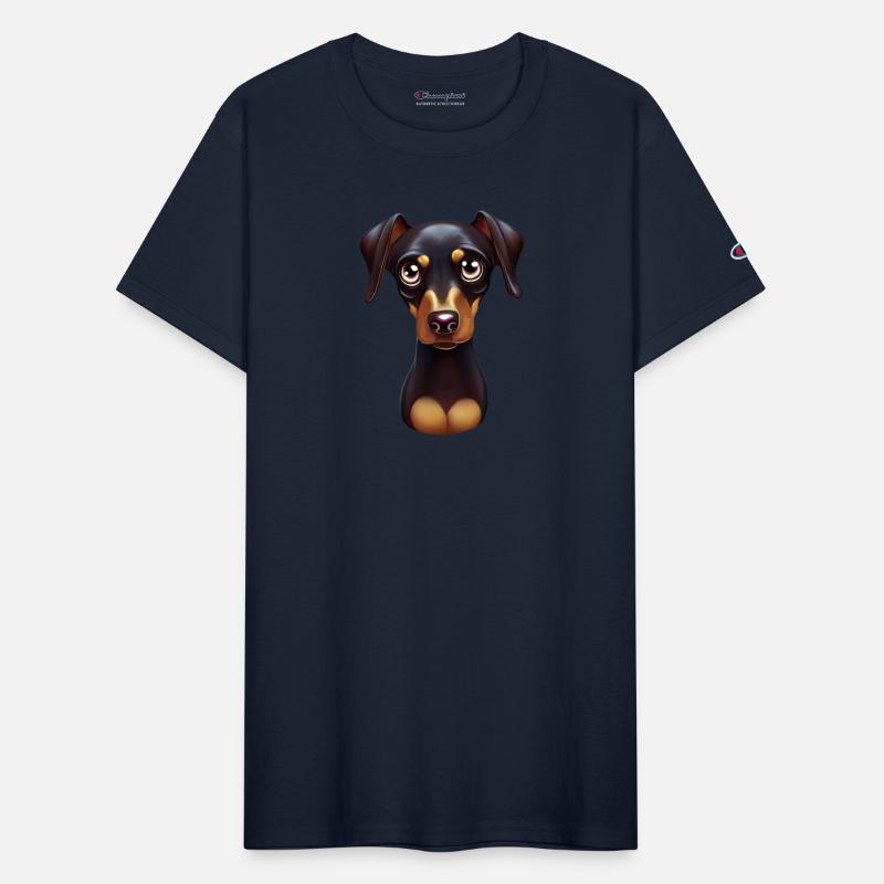 Adorable Doberman Pinscher Portrait