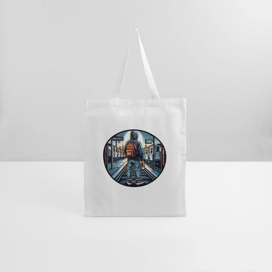 AI Teen in Outdoor Subway Yard - Circle Border