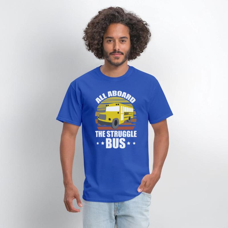All Aboard The Struggle Bus Vintage Bus Driver