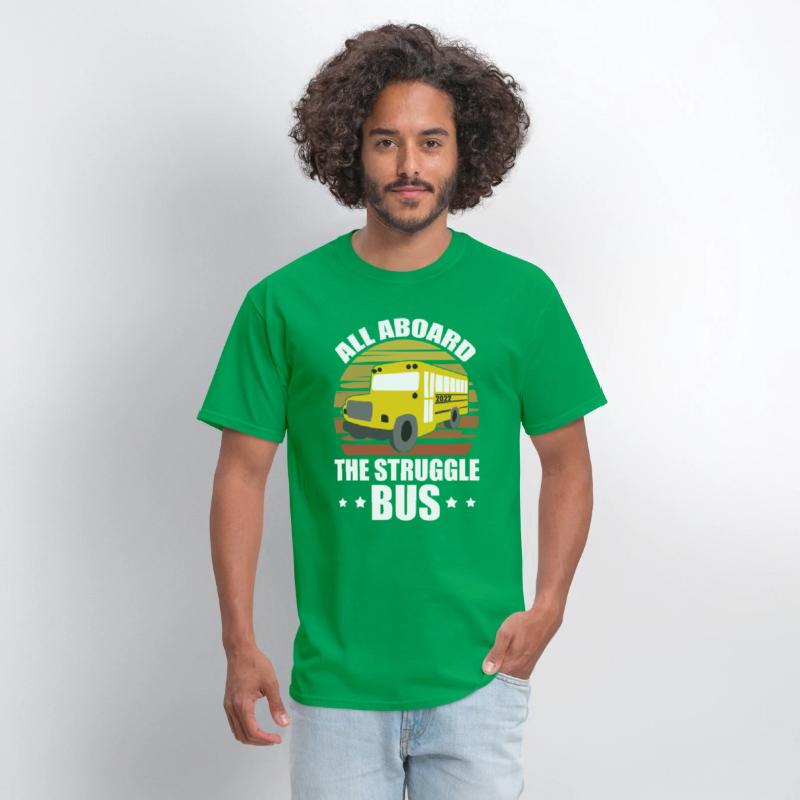 All Aboard The Struggle Bus Vintage Bus Driver