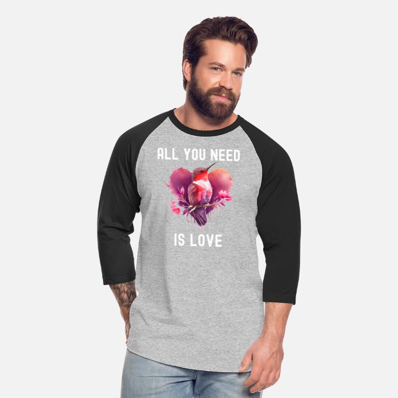 All you need is love with heart Birds Valentine's