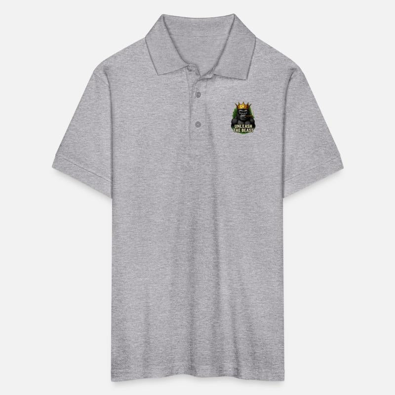 Alpha Gorilla King Smoking Crowned Ape Design