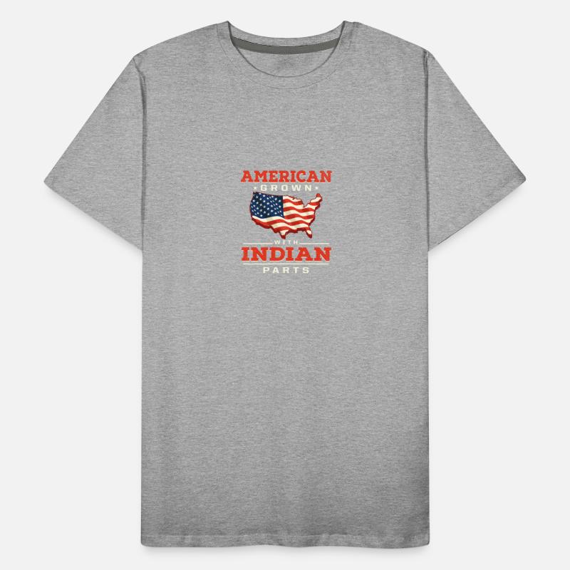 American Grown with Indian Parts Patriotic India P