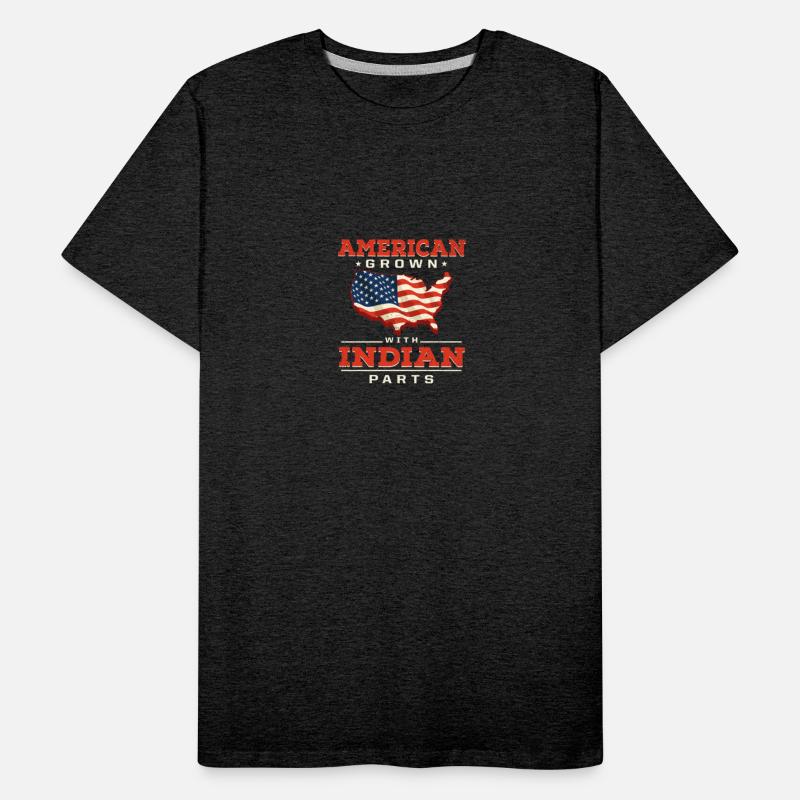 American Grown with Indian Parts Patriotic India P