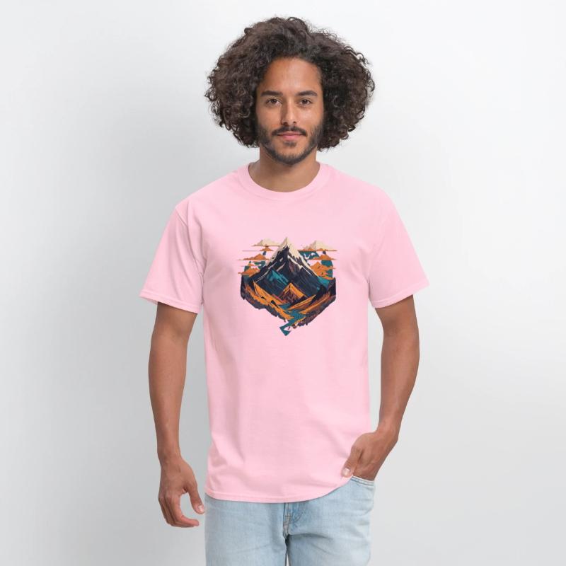 An illustration of a mountain