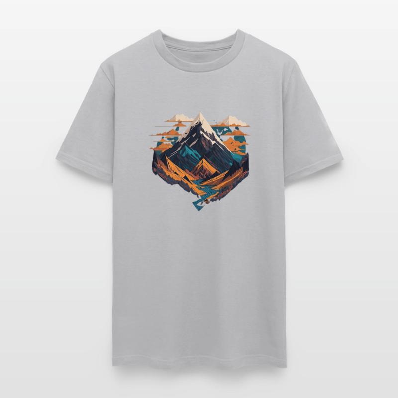 An illustration of a mountain