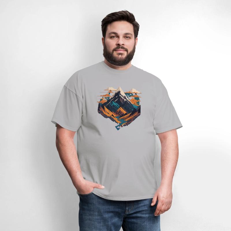 An illustration of a mountain