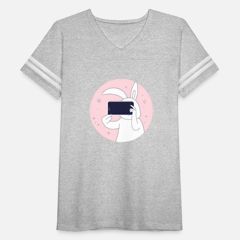 Anime-Style Rabbit Taking a Selfie - Quirky and Fu