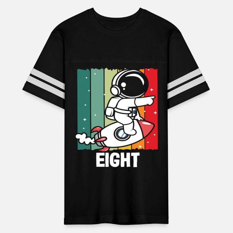 Astronaut Rocket Eight Birthday Adventure