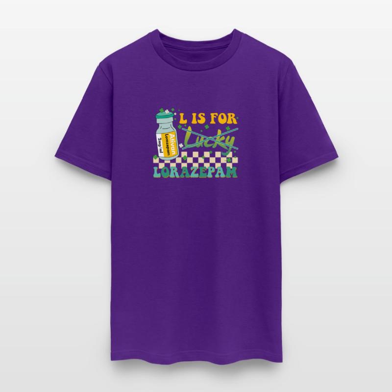 Ativan L Is For Lorazepam Not Luck Nurse T-Shirt
