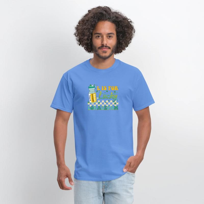 Ativan L Is For Lorazepam Not Luck Nurse T-Shirt