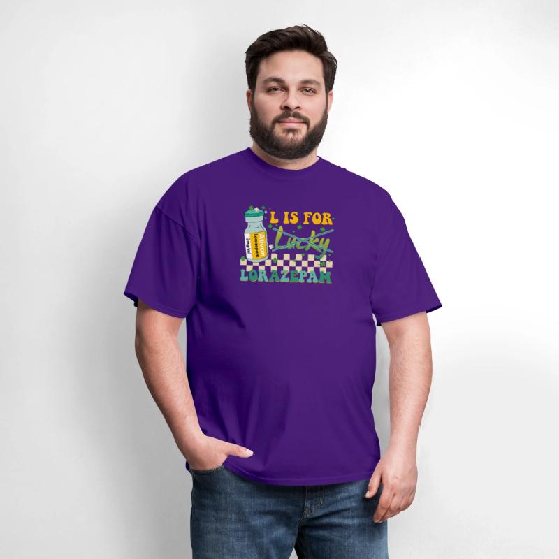 Ativan L Is For Lorazepam Not Luck Nurse T-Shirt