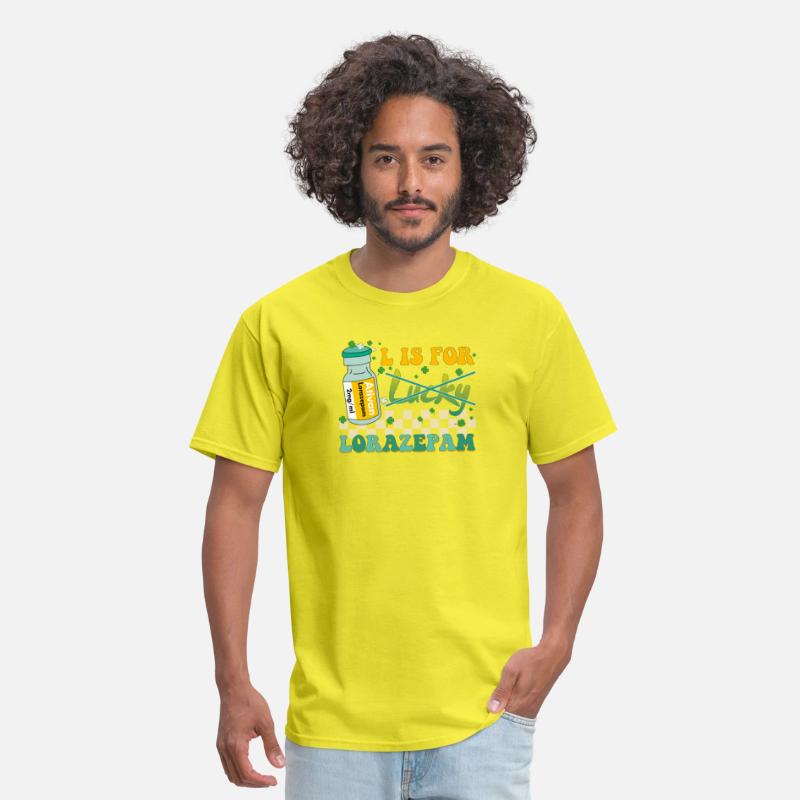 Ativan L Is For Lorazepam Not Luck Nurse T-Shirt