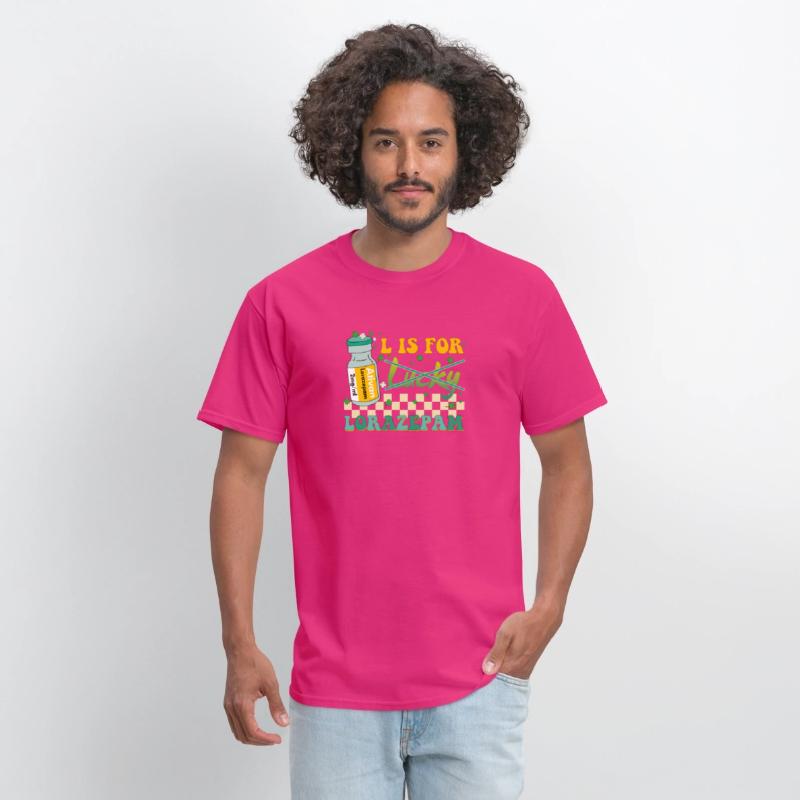 Ativan L Is For Lorazepam Not Luck Nurse T-Shirt