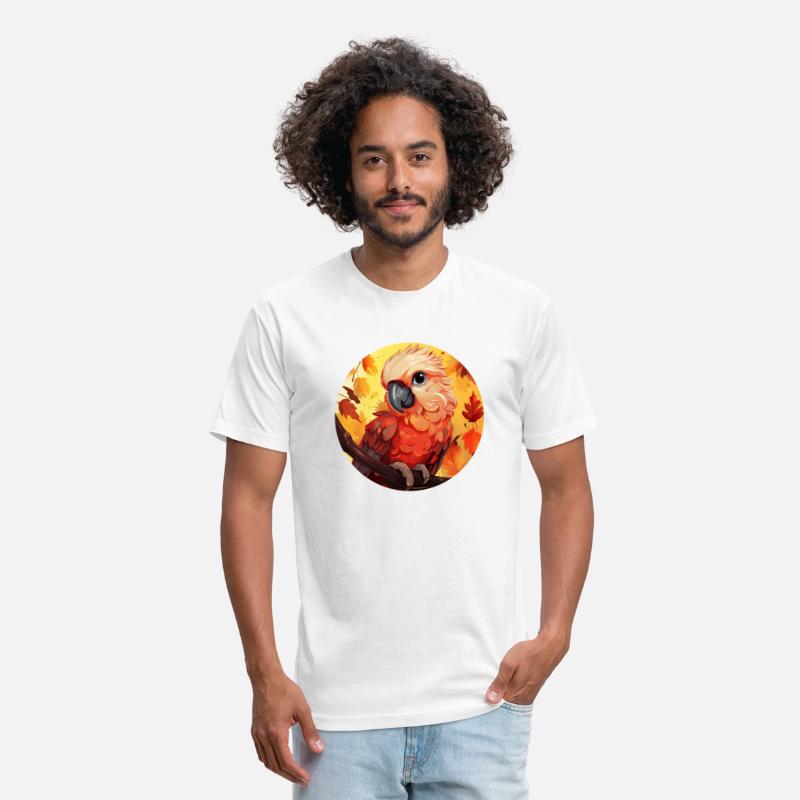 Autumn Cockatoo: Leaves and Sunset