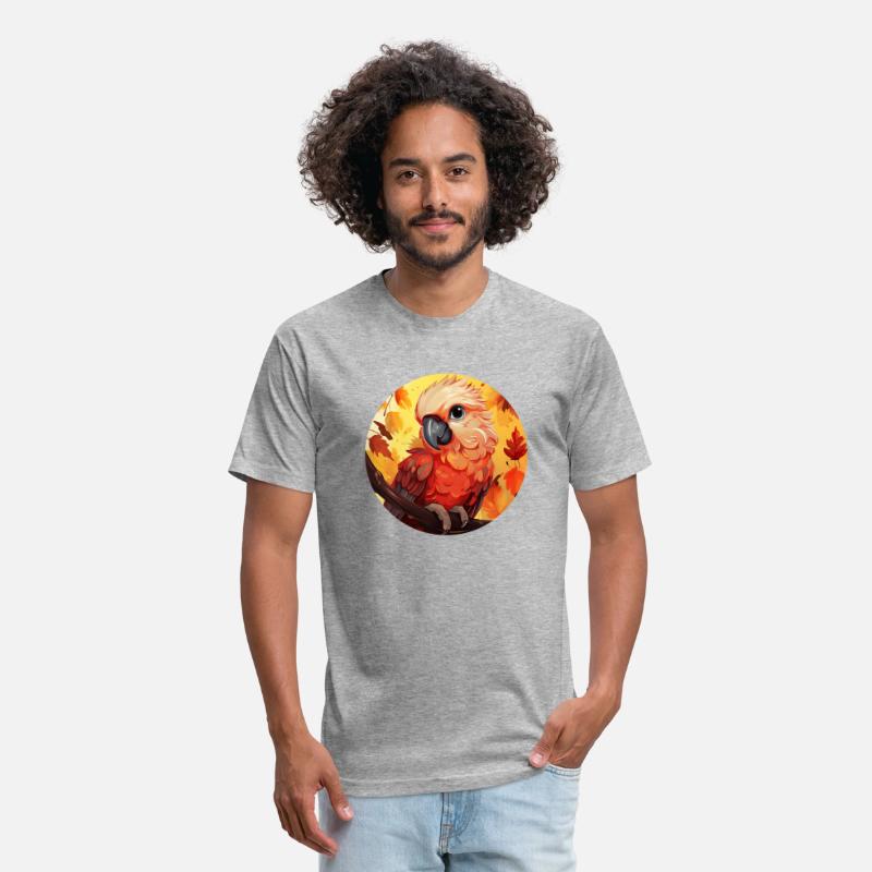 Autumn Cockatoo: Leaves and Sunset