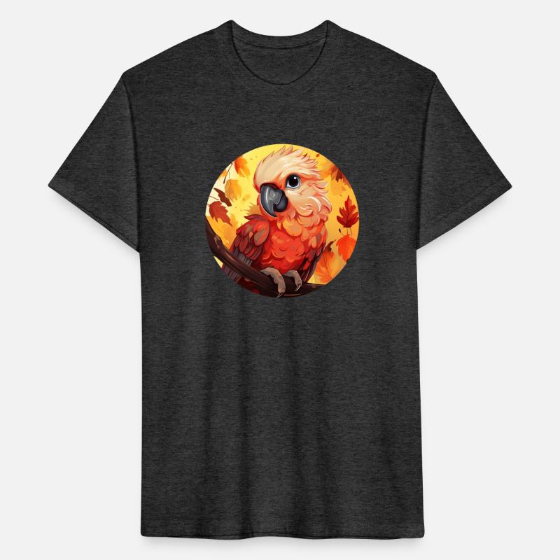 Autumn Cockatoo: Leaves and Sunset