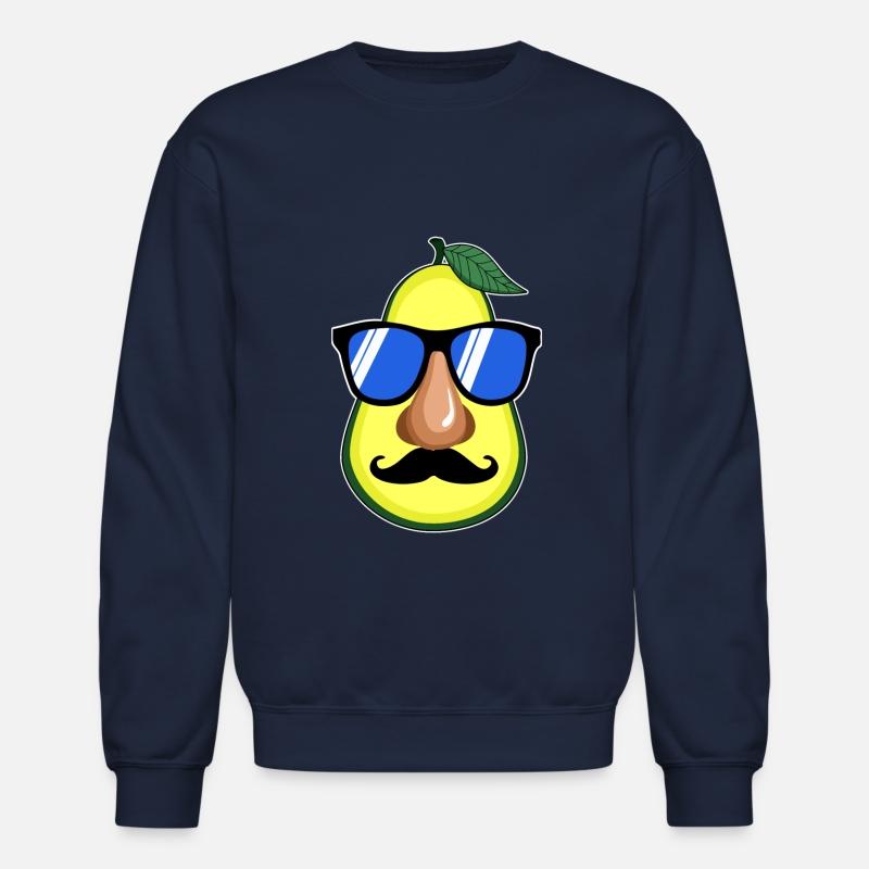 avocado face glasses mustache gift idea