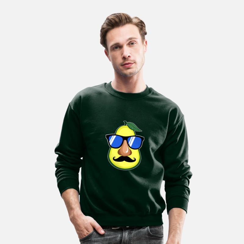 avocado face glasses mustache gift idea