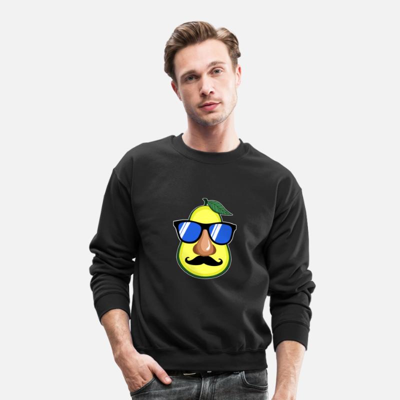 avocado face glasses mustache gift idea