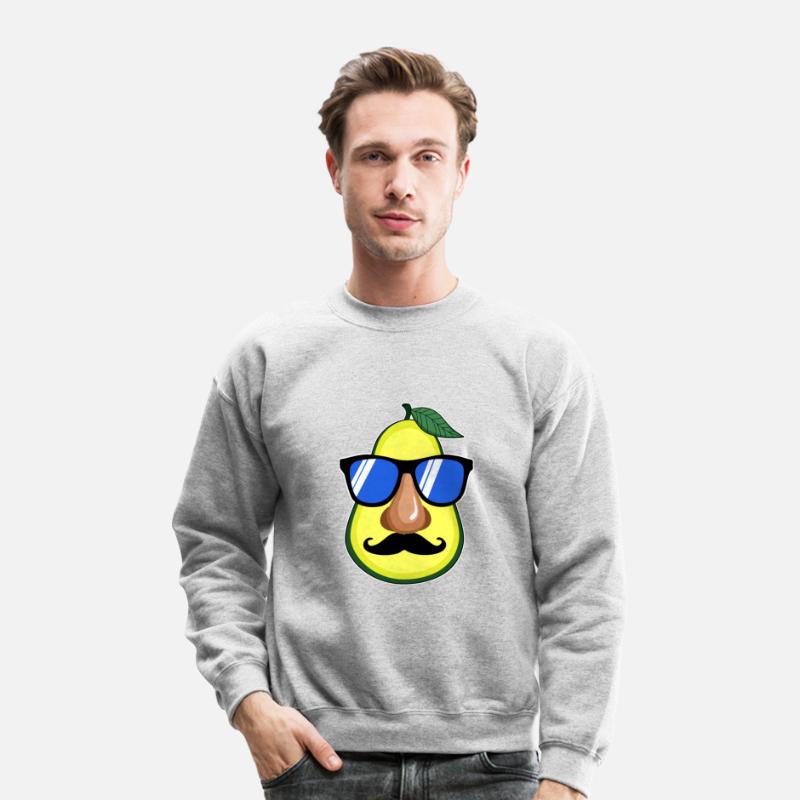 avocado face glasses mustache gift idea