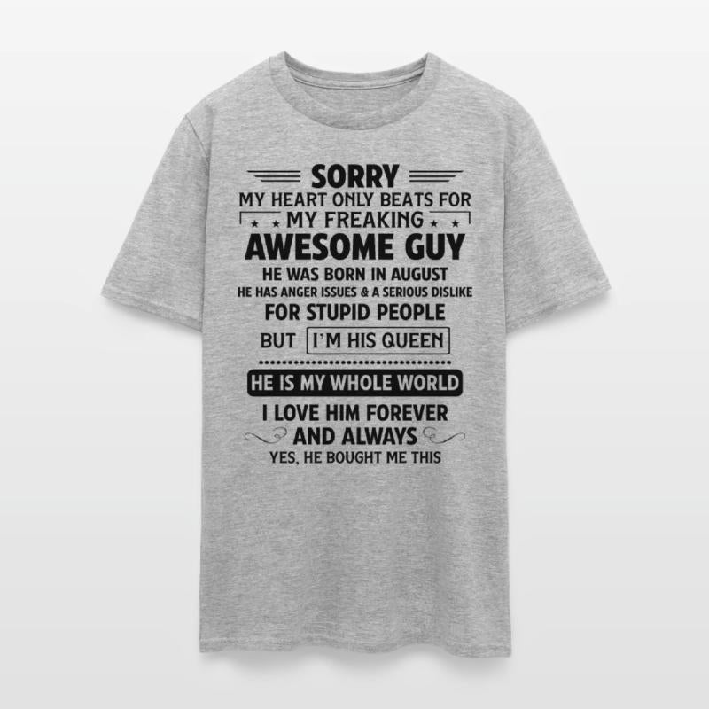 Awesome guy he was born in august happy birthday