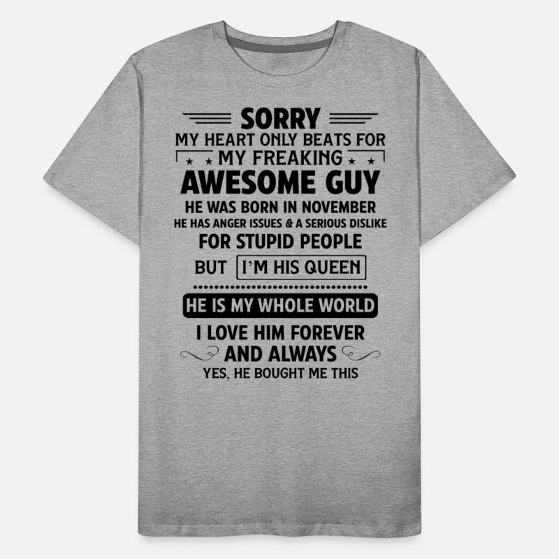 Awesome guy he was born in november happy birthday