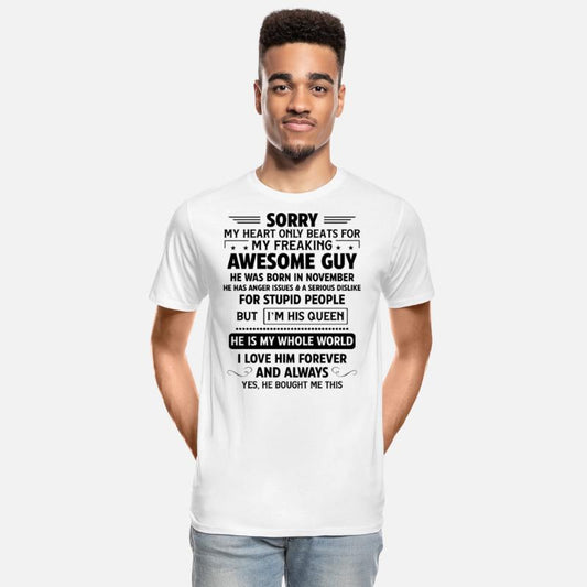 Awesome guy he was born in november happy birthday