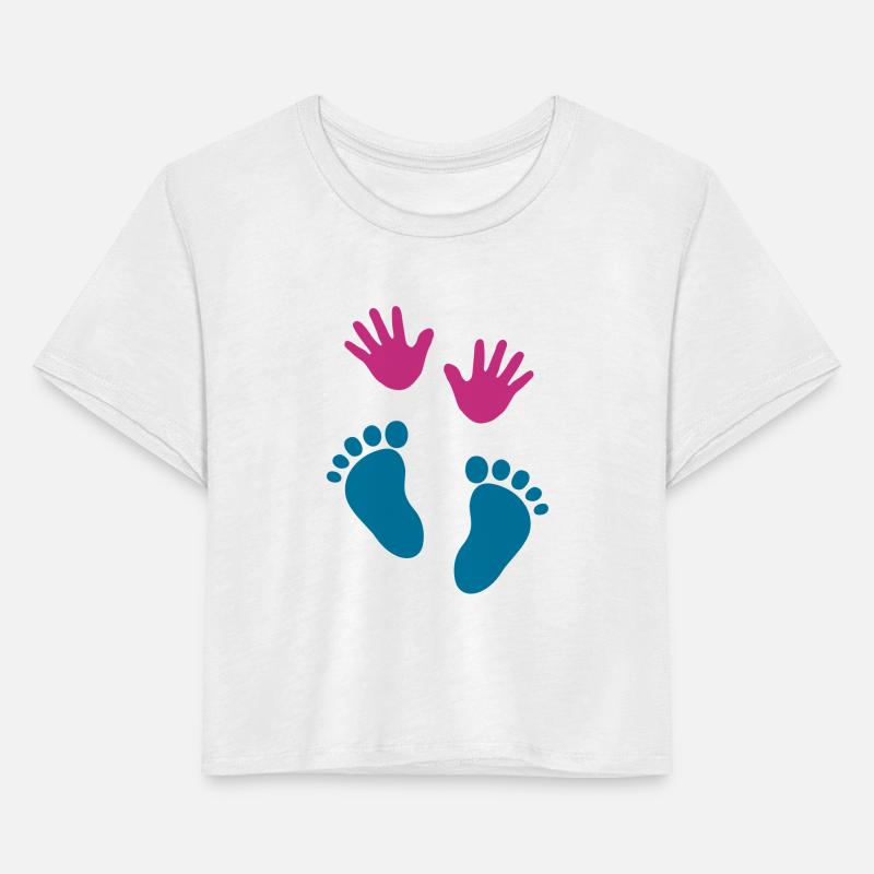 Baby feet and hands