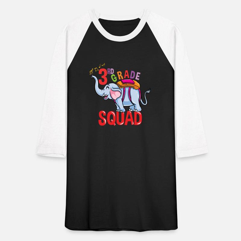 Back To School Elephant 3rd Grade Squad