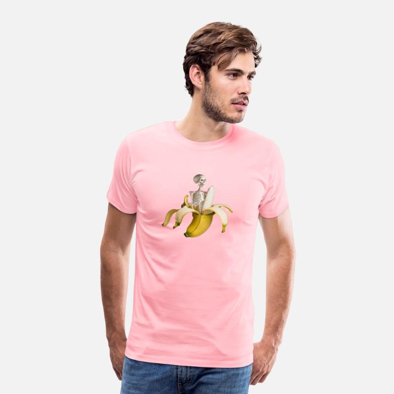 Banana T-Shirt with Skeleton