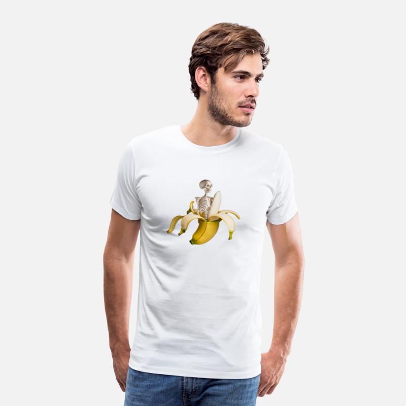 Banana T-Shirt with Skeleton