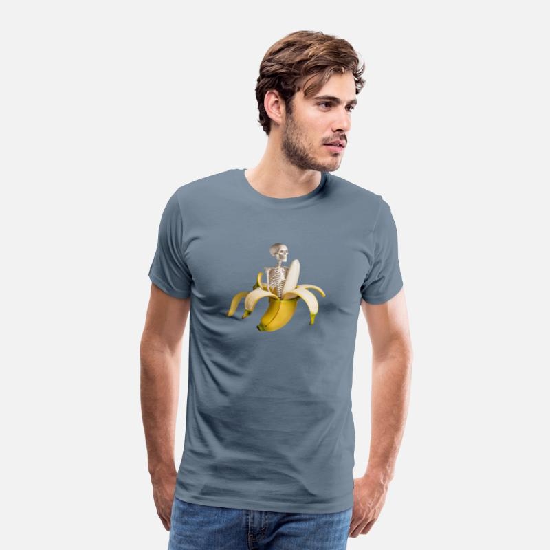 Banana T-Shirt with Skeleton