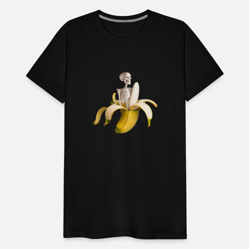 Banana T-Shirt with Skeleton