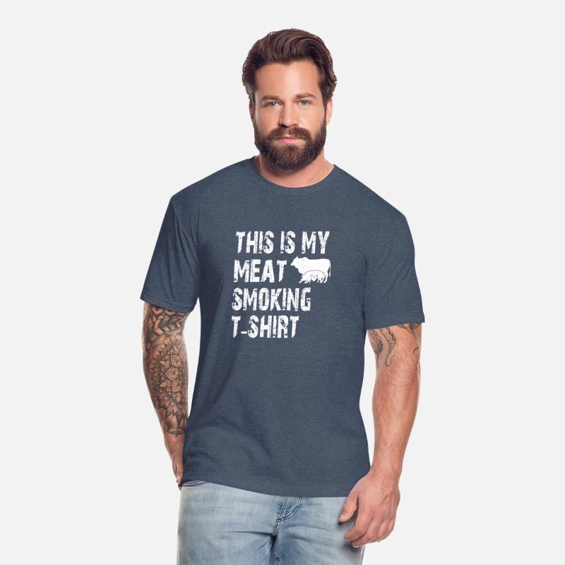 BBQ Smoker Themed Retro - Vintage My Meat Smoking