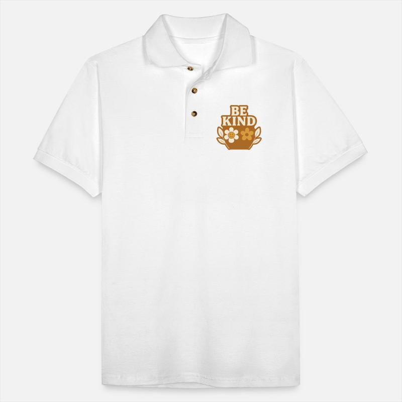 Be Kind Flower Emblem Design