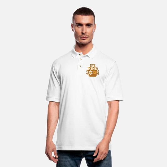 Be Kind Flower Emblem Design