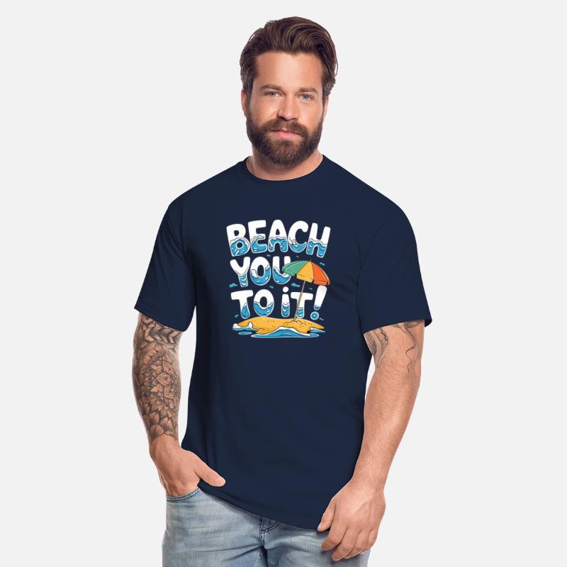 Beach You To It Funny Summer Vibes Design with