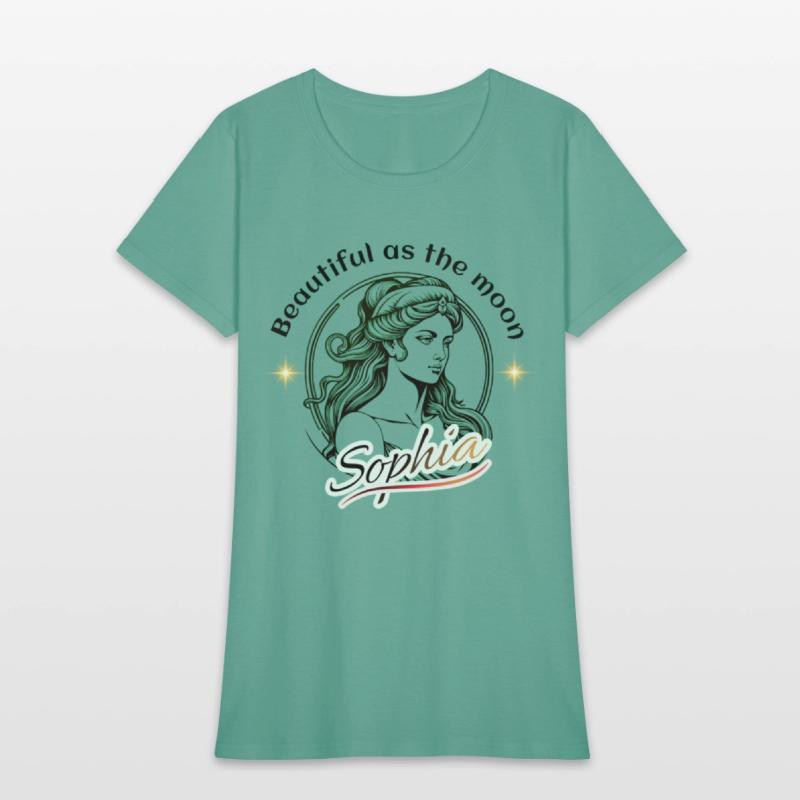 Beautiful as the moon T-shirt