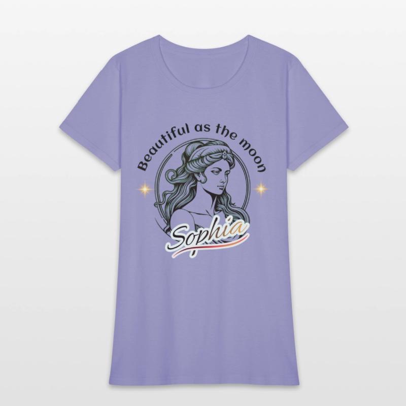 Beautiful as the moon T-shirt