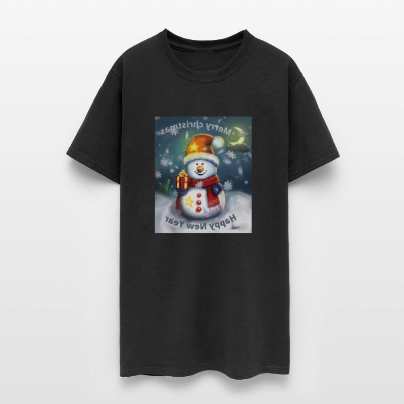 Beautiful design of a snowman with beautiful 2022