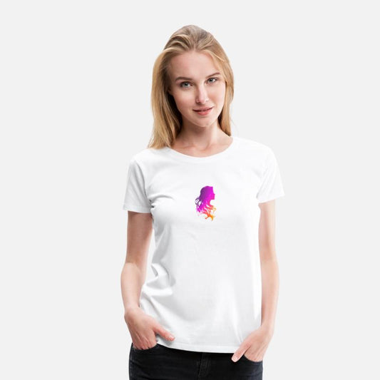 Beautiful Silhouette Of Women Hair Graphic Tee