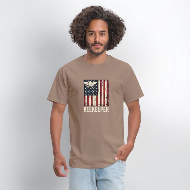 beekeeper American flag