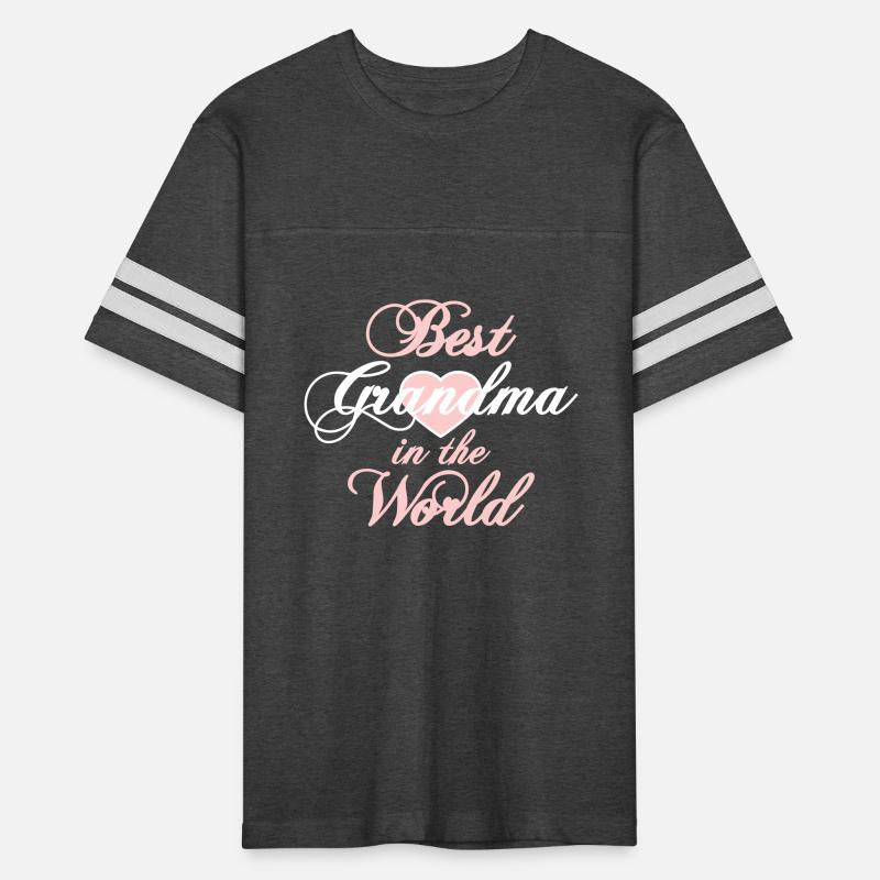 Best Grandma In the World Heart Love Logo