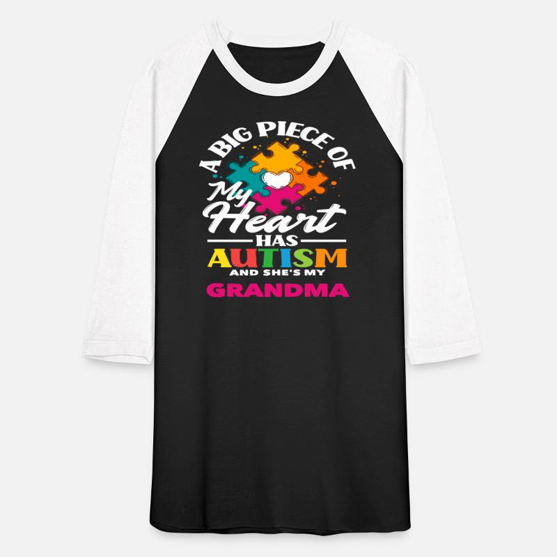 Big Piece My Heart Grandma Autism Awareness